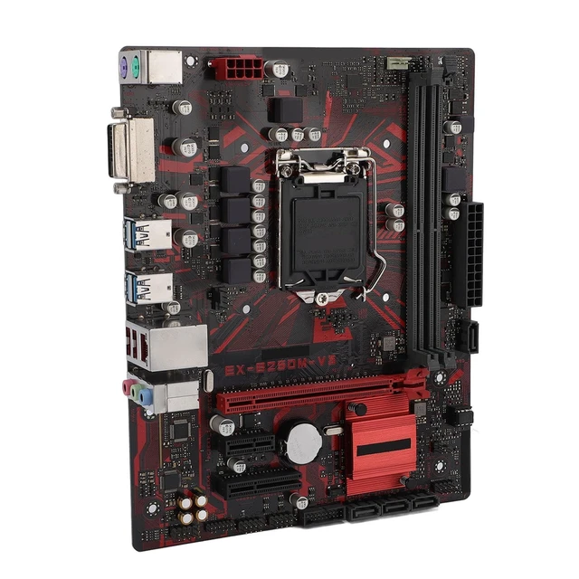 Alt view image 2 of 5 - Wisoqu EX B250M V3 Desktop Motherboard, Compatible with 7th 6th Generation Core i7 i5 i3 14nm CPU Processors, 2 DDR4 DIMM Slots for LGA 1151
