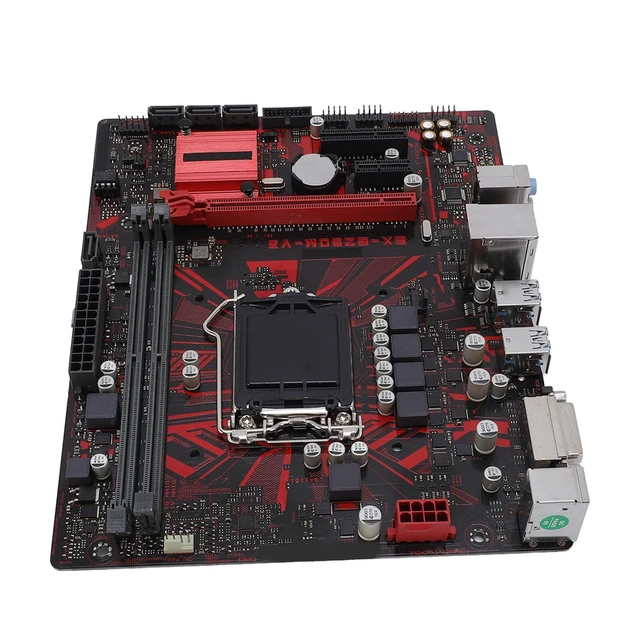 Alt view image 5 of 5 - Wisoqu EX B250M V3 Desktop Motherboard, Compatible with 7th 6th Generation Core i7 i5 i3 14nm CPU Processors, 2 DDR4 DIMM Slots for LGA 1151