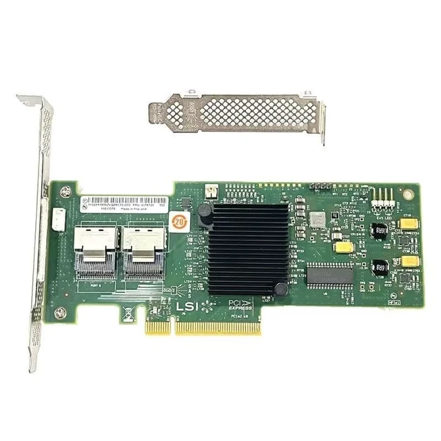 Alt view image 4 of 5 - SXTAIGOOD 9240-8i 9211-8I PCI Express 2.0 PCIe X8 IT Mode with SATA Cables
