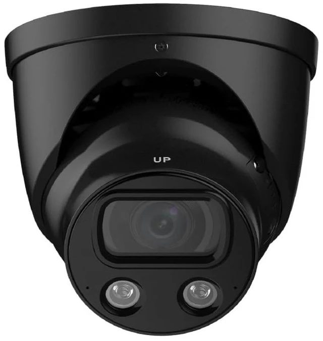 Main image of GemaVision Full-Color Monitoring 4K 8MP 1/1.2" CMOS Fixed-Focal Warm LED Built-in MIC Turret IP POE Camera,Support IVS (Perimeter Protection) and Face Detection, IPC-Color4K-T-S2 (Black-3.6mm)