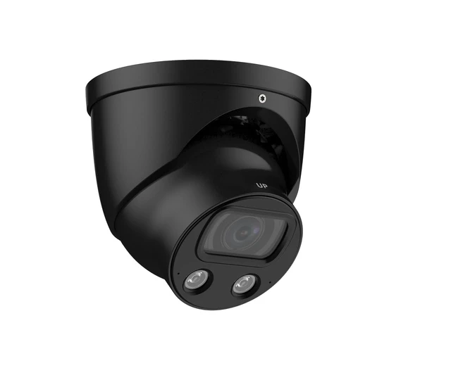 Alt view image 5 of 5 - GemaVision Full-Color Monitoring 4K 8MP 1/1.2" CMOS Fixed-Focal Warm LED Built-in MIC Turret IP POE Camera,Support IVS (Perimeter Protection) and Face Detection, IPC-Color4K-T-S2 (Black-3.6mm)