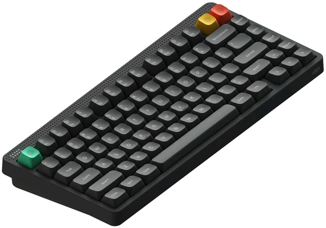 Main image of nuphy Node75 Wireless Mechanical Keyboard, 75% Hot Swappable Custom Keyboard, 82 Keys Computer Gaming Keyboards, Supports Touch Gestures, PBT Keycaps, RGB Backlit, Bluetooth/2.4GHz/USB-C