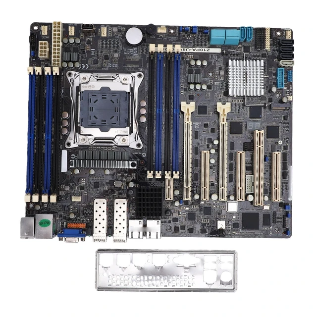 Main image of Wisoqu Server Motherboard, Fit for LGA2011 3 Socket Single CPU Support E5 1600 2600 v3 v4 Series, with 8 DDR4 DIMM Slots and 7 PCIe 3.0 x16 Slots