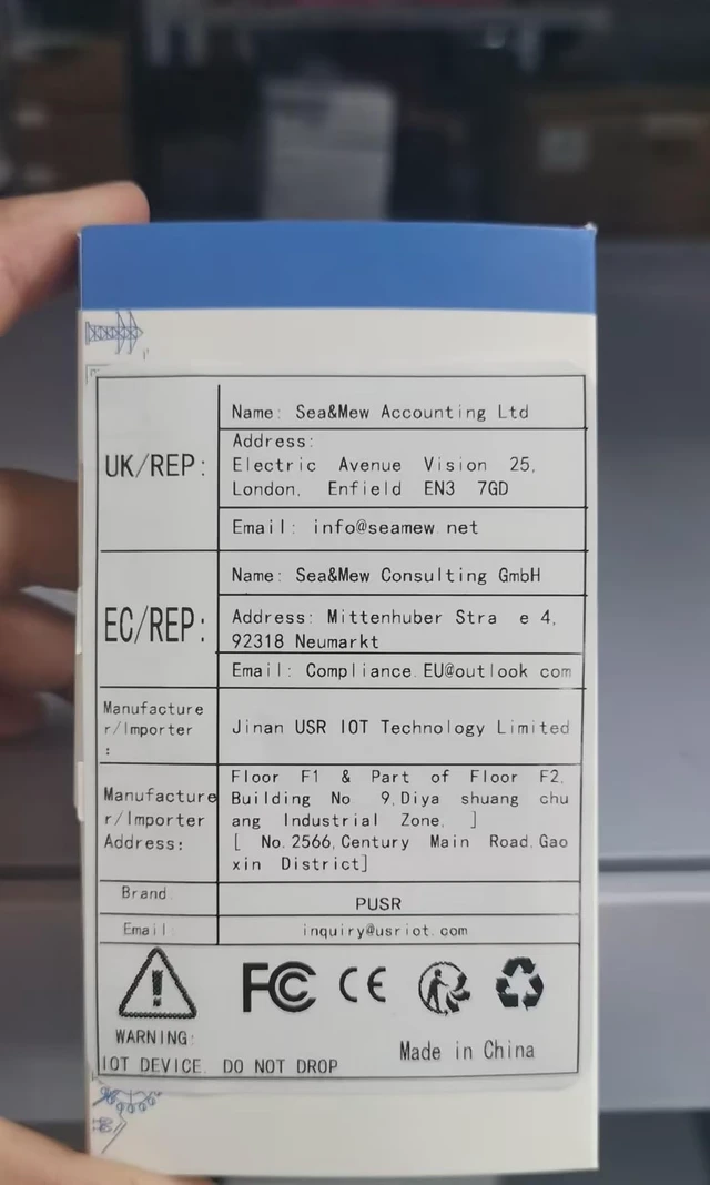 Alt view image 2 of 5 - PUSR DIN Rail 12dBm 5KM 2.4G Lora Wireless Modem Modbus Transparent Transmission RS485 to LoRa Point-to-Point and Point-to-Multipoint USR-DR124-12Recommended: Purchase 2 Units for use