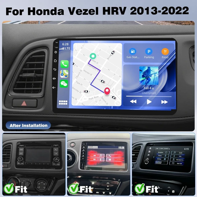 Alt view image 2 of 5 - Upgrcaru 4 Core+64G Android Car Radio for Honda Vezel HR-V HRV 2013-2022
