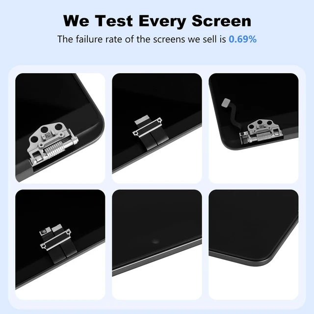 Alt view image 5 of 5 - TRGSLKSS Screen Replacement for MacBook Pro 13.3 inch A1989 A2159 A2289 A2251, 2018 2019 2020 LCD Display Screen Assembly, Silver