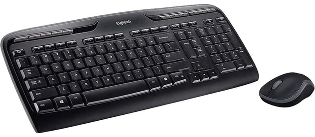 Main image of Logitech 920002836 MK320 Wireless Desktop Set, Keyboard/Mouse, USB, Black