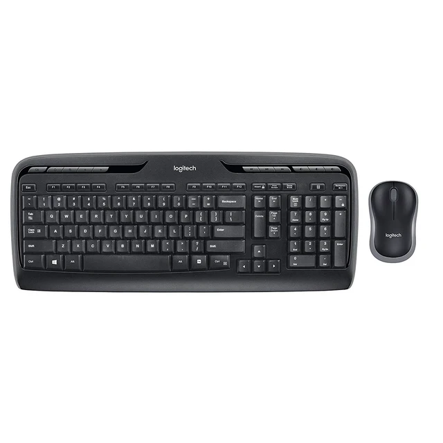 Alt view image 2 of 2 - Logitech 920002836 MK320 Wireless Desktop Set, Keyboard/Mouse, USB, Black