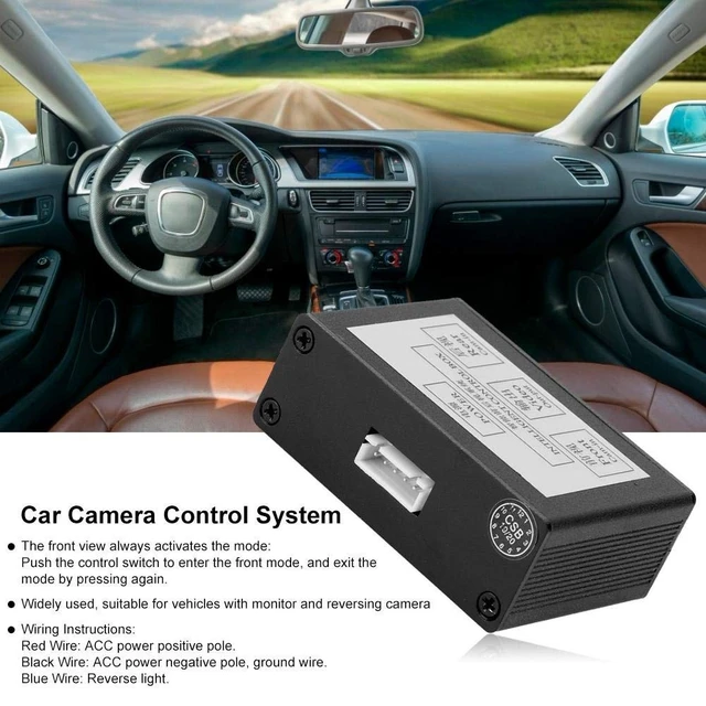 Alt view image 4 of 5 - Car Parking Camera Converter Video Switch Control Box Front Rear View Adapter 16V Auto Channel Switching Module for Reverse System DC12V Output