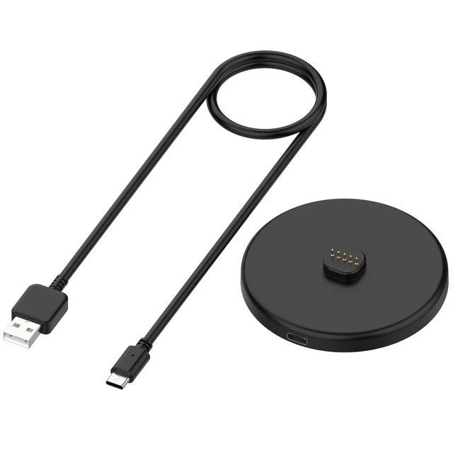 Alt view image 5 of 5 - RuenTech Compatible for Sony LinkBuds Speaker Charger, Magnetic Portable Charging Base USB Charging Cable