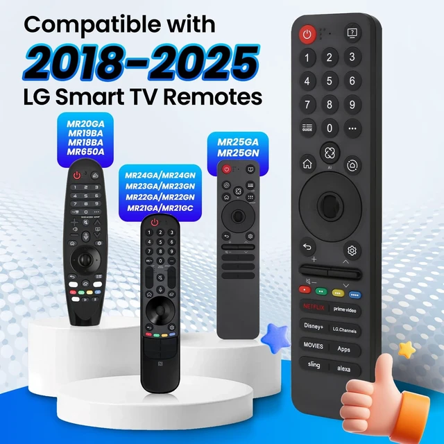 Alt view image 2 of 5 - AI Voice Magic Remote for 2018-2025 LG Smart TV,with Pointer Function