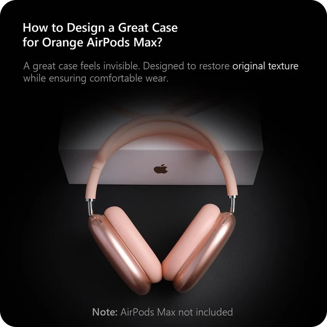 Alt view image 2 of 5 - WOMIMT Silicone Case Cover for AirPods Max Headphone (for Orange)