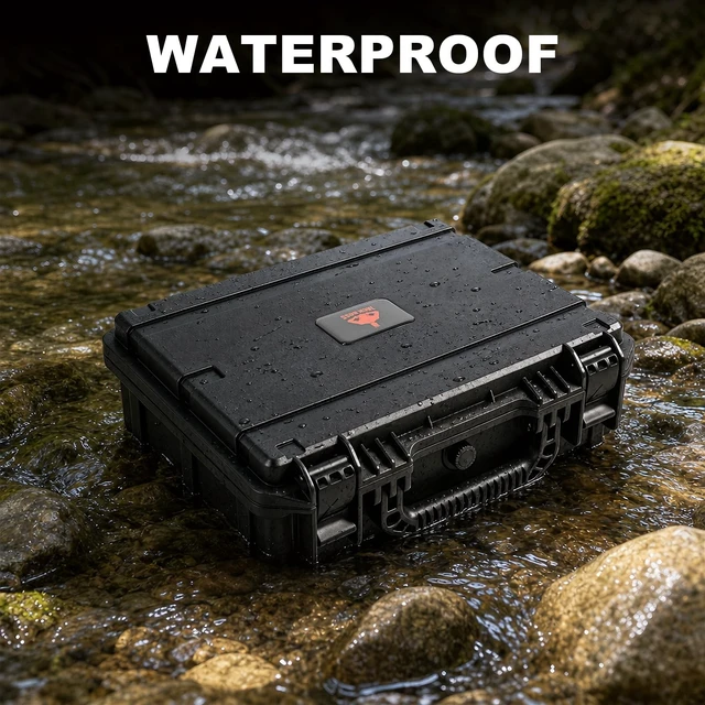 Alt view image 4 of 5 - Jack Boss Hard Case for Starlink Mini,Waterproof Case with Molded Cut Foam