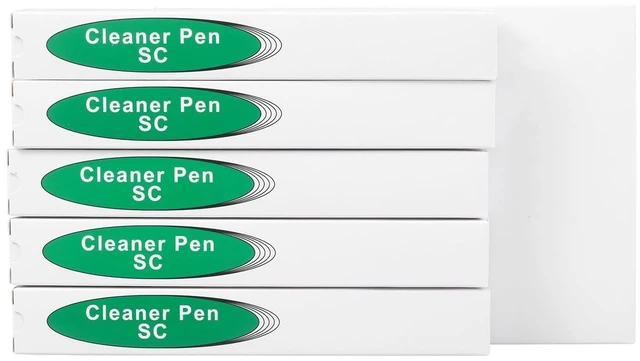 Main image of 2.5mm Fiber Optic Connector Cleaning Pen for SC/ST/FC, 800+ Cleans 5-Pack