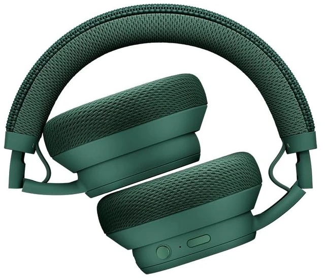 Alt view image 4 of 5 - Fairphone Fairbuds XL Forest Green Over-Ear Wireless Headphones with Active Noise Cancelling, aptX-HD 24-bit Audio, 30 H Battery, IP54 Weatherproof, Replaceable Parts