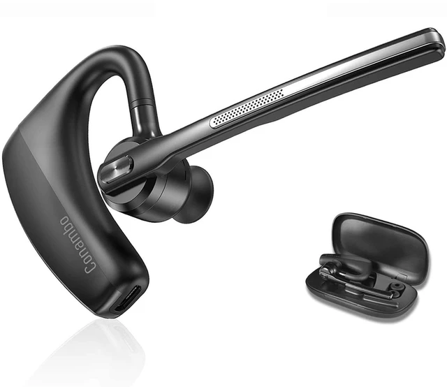 Main image of Conambo Bluetooth Headset 5.2 with CVC8.0 Dual Mic Noise Cancelling Bluetooth Earpiece 16Hrs Talktime Wireless Headset for Truck Driver iPhone Android Cell Phones