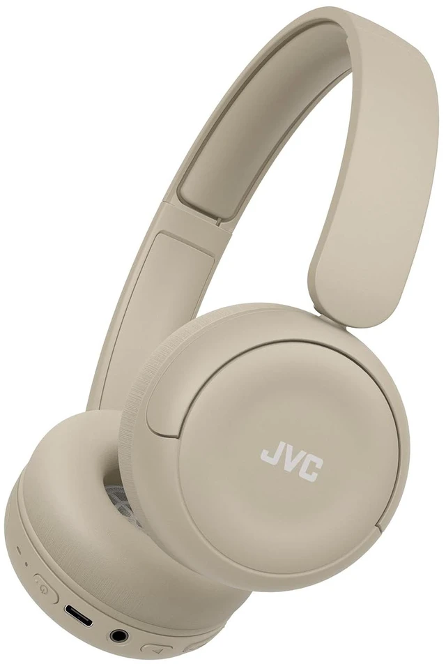 Main image of JVC Wireless Headphones with 50H Battery Life, Soft Cushions, Foldable Design, Bluetooth 5.3, Multipoint Connection, App EQ, Built-in Mic Matte Beige - HAS59WC