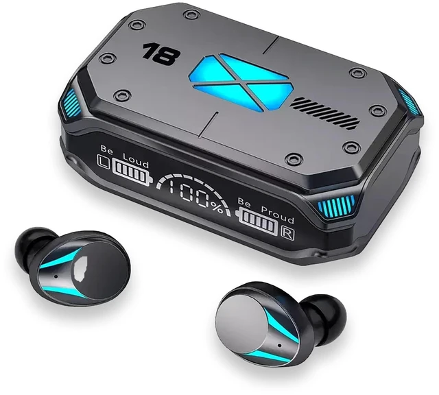 Main image of CGWSHZGD Wireless Earbuds Bluetooth 5.4, 25H Total Playtime with LED Display Case, Deep Bass Stereo, Touch Control, IPX5 Waterproof Earbuds Compatible with iOS and Android