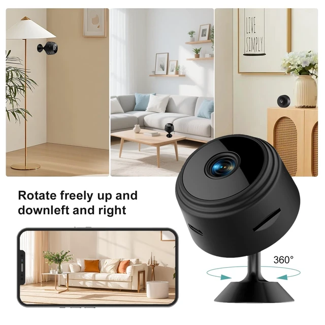 Alt view image 3 of 5 - BYTFUOD Spy Hidden Camera 1080P WiFi Mini Wireless Home Security