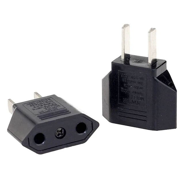 Alt view image 4 of 5 - (100 Pack) ALINNA EU Europe to US USA America Travel Plug Adapter AC Outlet Power Converter