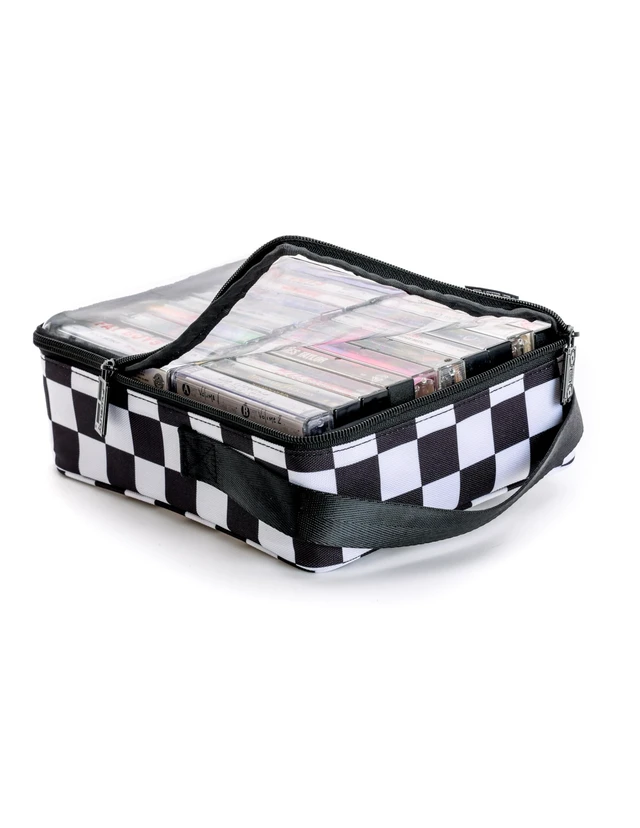 Alt view image 3 of 5 - Fydelity Blank Cassette Tape Carrying Case, Cassette Tape Storage Case 20pc