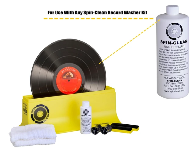 Alt view image 3 of 5 - Spin-Clean Record Washer Fluid 32oz. ^^ Alcohol-Free Record Cleaner Solution ^^ Vinyl Record Cleaner Fluid