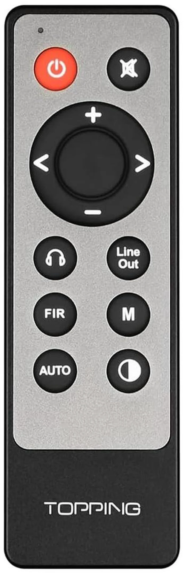 Main image of Topping RC-22 Remote Control for DX3 pro+, E50, D50s, E30II, E70, E70V, D70 pro, E30 II Lite, DX9, D70p OCTO, Centaurus, D70Pro Sabre, DX5, DX5 L, D30pr, D70s, D90SE, DX3pro, EX5, DM7, D90LE