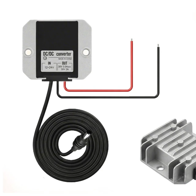 Alt view image 5 of 5 - HIITIO Starlink Mini 12V/24V to 30V Step Up Power Cable, DC Converter Adapter for Starlink Mini Router, 9V-28V Input to Stable 30V 105W Output, Waterproof Power Supply for RV, Van, Truck & Off-Grid