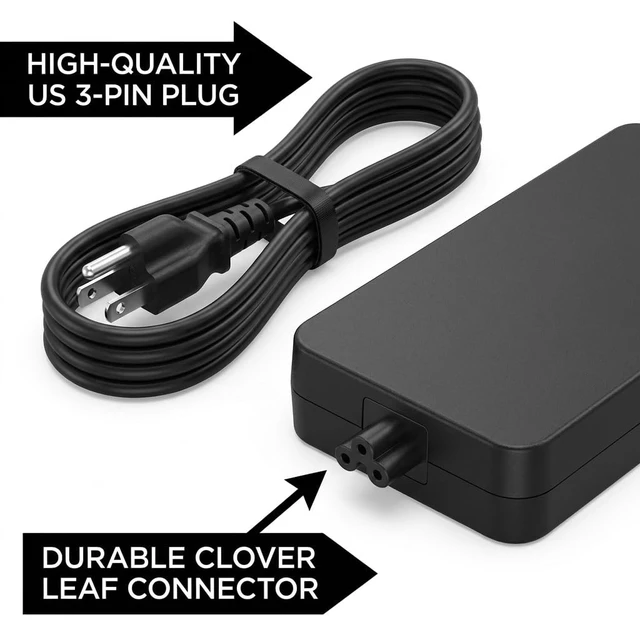 Alt view image 2 of 5 - 180W 19.5V 9.23A ADP-180MB F Laptop Charger Fit for ASUS ROG G75VW G75VX GL502VT FX502VM FX702VM G751JM G750JW G750JM G750JS G752VL Power Adapter 5.5mm * 2.5mm