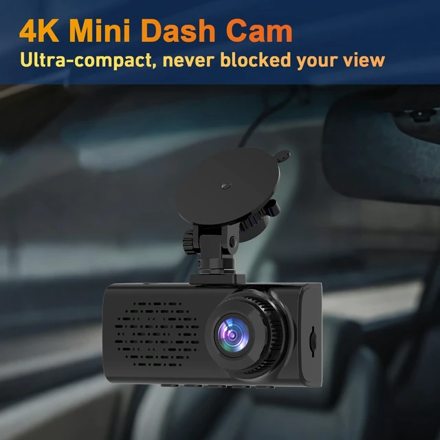 Alt view image 4 of 5 - 4K Dash Cam Front, 2160P Dash Camera for Cars, No SD Card