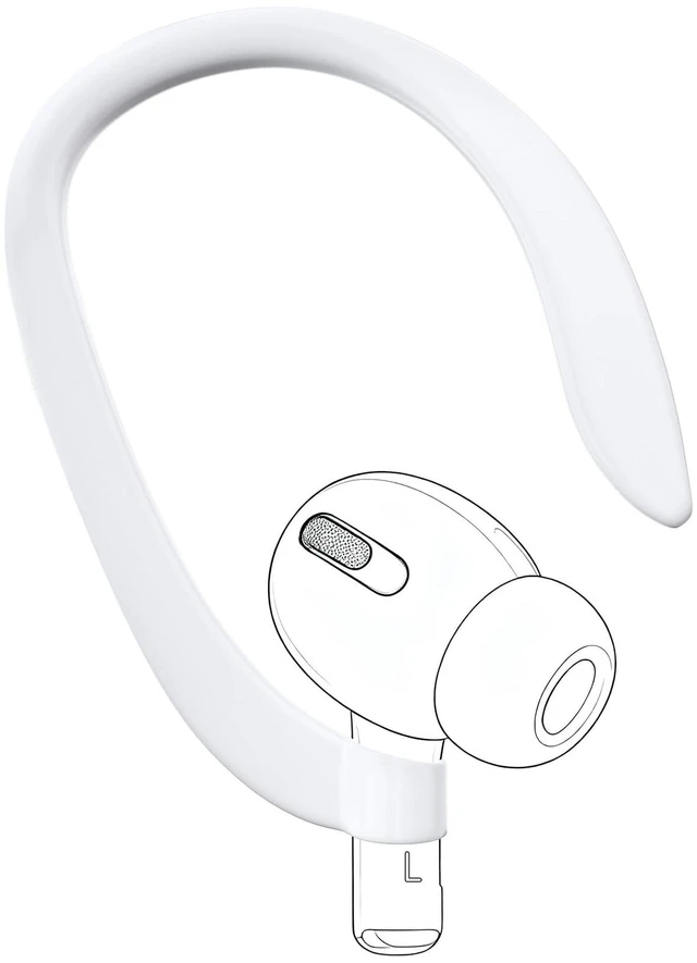 Main image of Ear Hooks with OEM Left Replacement Earbuds A2084 for AirPods Pro 1 (1st Generation), Single Left Ear Side Only, Compatible with Original AirPods A2190 Charging Case