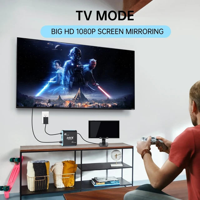 Alt view image 4 of 5 - 2-in-1 Switch 2 Dock & Capture Card, USB-C Input for 1080P 60FPS Streaming