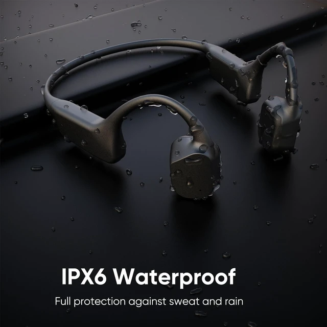 Alt view image 5 of 5 - Auvonix Bone Conduction Headphones Bluetooth 5.3, Open Ear Wireless Headphones with Dual Mic Noise Cancelling, Sport Headset with 10H Playtime, IP67 Waterproof for Running, Cycling, Work, Drivi