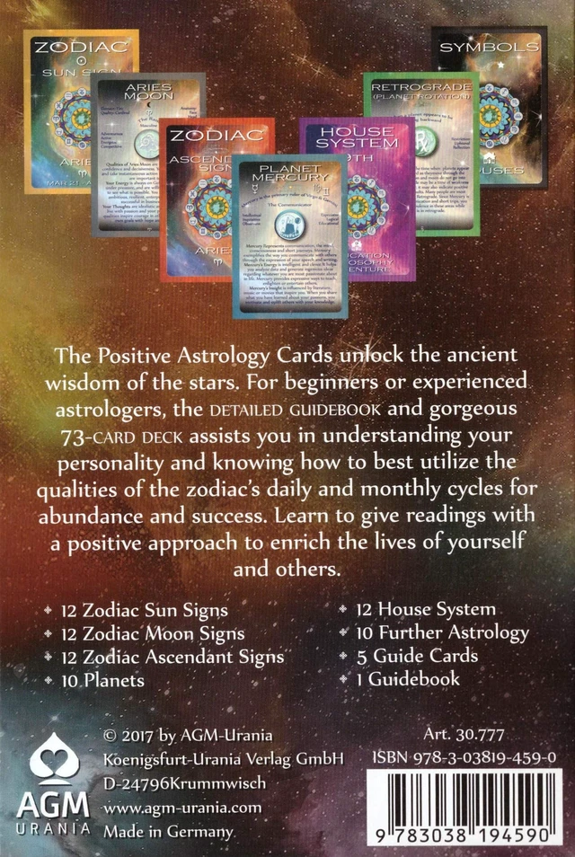 Alt view image 2 of 4 - Karty Tarot Positive Astrology Cards