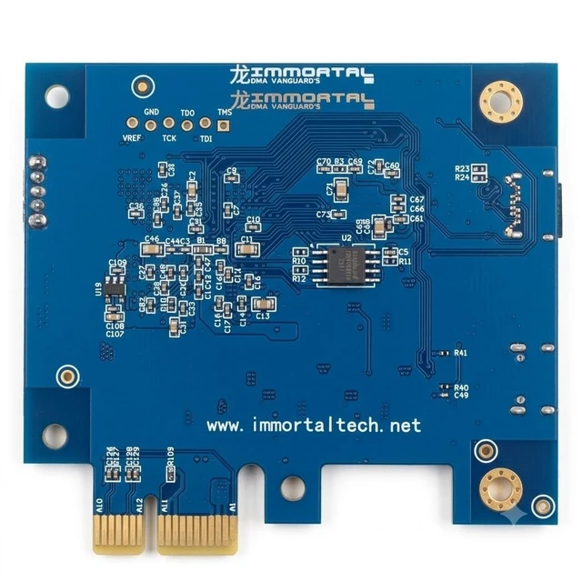 Alt view image 3 of 3 - IMMORTAL Vanguard 100T DMA Card Artix-7 XC7A100T FPGA, PCILeech/MemProcFS Compatible USB-C/PCIe Direct Memory Access Board FT601 up to 400 MB/s, Aluminum Heatsink, Firmware-Upgradable