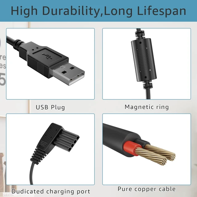 Alt view image 5 of 5 - Compatible with Moog Zevex Enteralite Infinity Pump 5V3A Charger AC/DC
