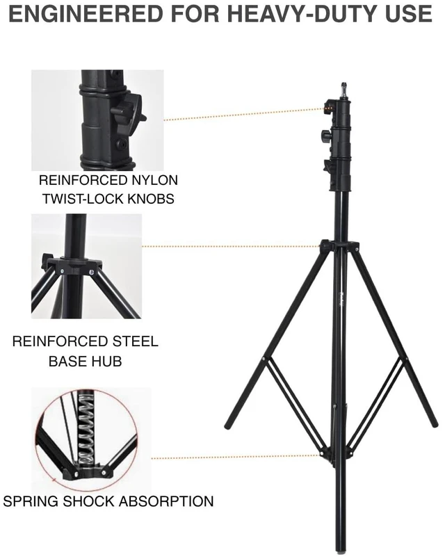 Alt view image 5 of 5 - Fotoleey 13 ft Heavy Duty Tripod for Xbotgo Falcon/Chameleon/Lights