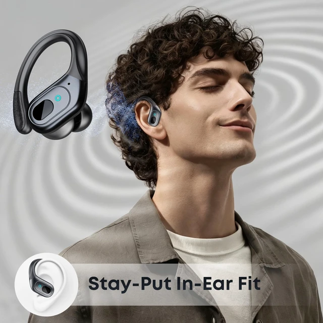 Alt view image 2 of 5 - HILDCROA Wireless Earbuds, Sports Bluetooth Headphones, Running Headphones