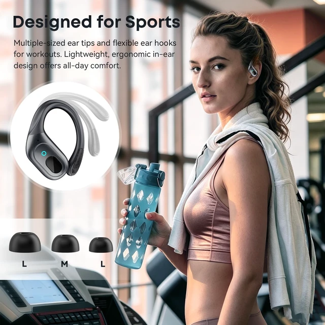 Alt view image 5 of 5 - HILDCROA Wireless Earbuds, Sports Bluetooth Headphones, Running Headphones