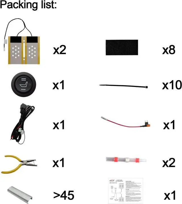 Alt view image 5 of 5 - Universal Seat Comfort Kit for Vehicles Cars Pickup Trucks