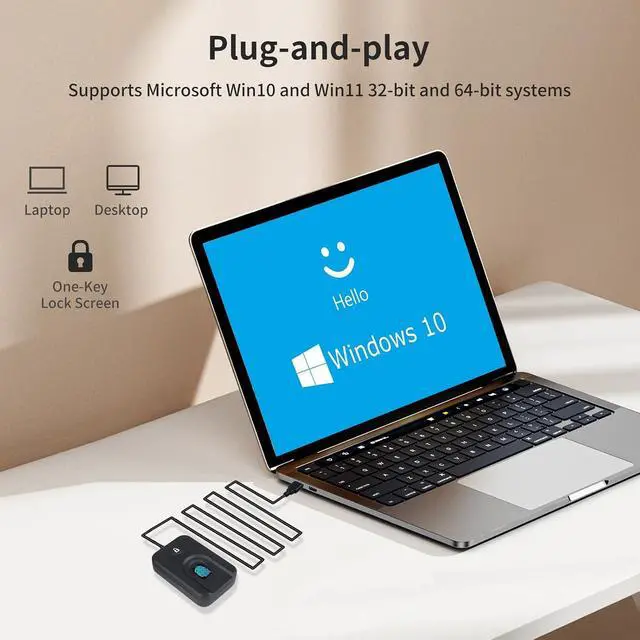 Alt view image 7 of 7 - USB Fingerprint Reader