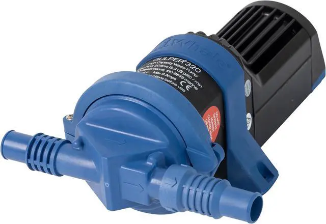 Main image of Gulper 320 High Capacity Graywater Waste Pump, 5 GPM, Handles Waste From Multiple Drains - No Filters, Non Clog