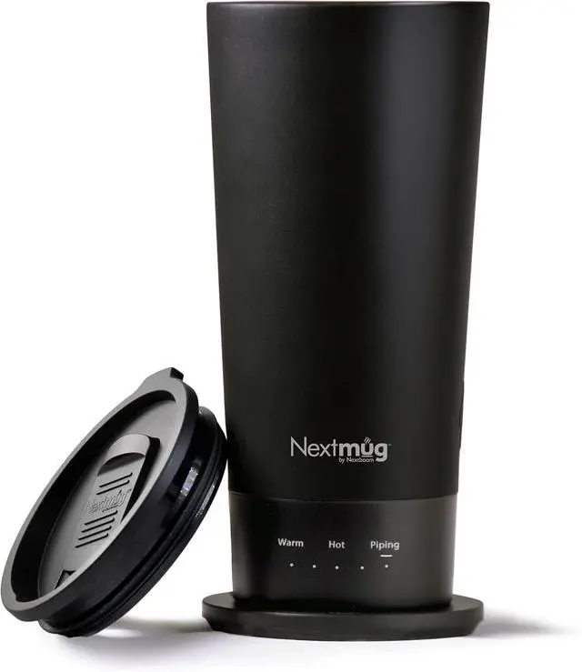 Main image of Nextmug Go - Temperature-Controlled, Self-Heating Travel Mug (Black - 16 oz.)