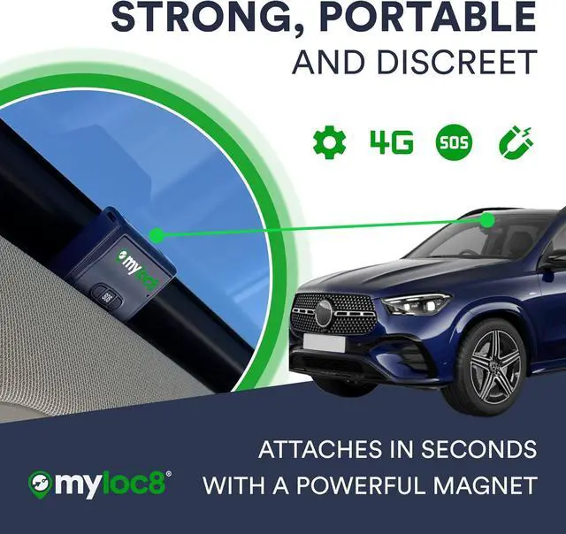 Alt view image 4 of 7 - GPS Tracker for Vehicles with Magnet 4G LTE Real-Time Location Device with App, Long Life Battery Anti-Theft GPS Tracker for Car, Motorcycle, Scooter, Bike - (4-Mo Subscription Included)