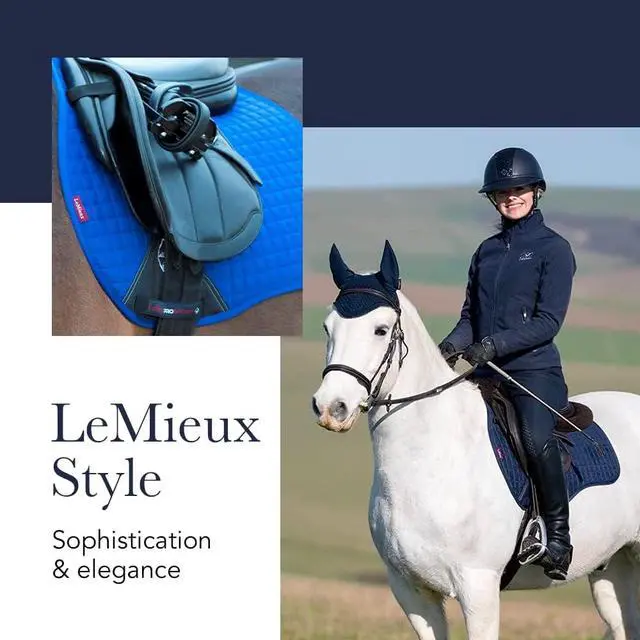Alt view image 2 of 7 - Cotton GP Square - Breathable & Soft - Bamboo Lining - Saddle Pads for Horses - Equestrian Riding Equipment and Accessories