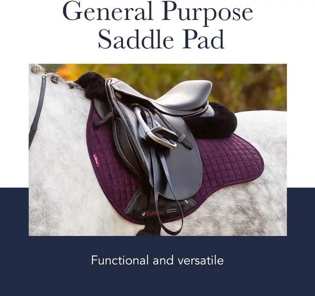 Alt view image 3 of 7 - Cotton GP Square - Breathable & Soft - Bamboo Lining - Saddle Pads for Horses - Equestrian Riding Equipment and Accessories