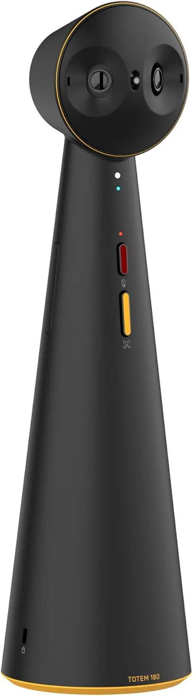 Alt view image 4 of 7 - Totem 180 4K Panoramic Video Conference Camera w/ 180° & 120° View, Premium Webcam, Full Room Coverage, AI Auto Framing, Noise Reduction Mics, Plug-and-Play USB-C, Remote Hybrid Learning