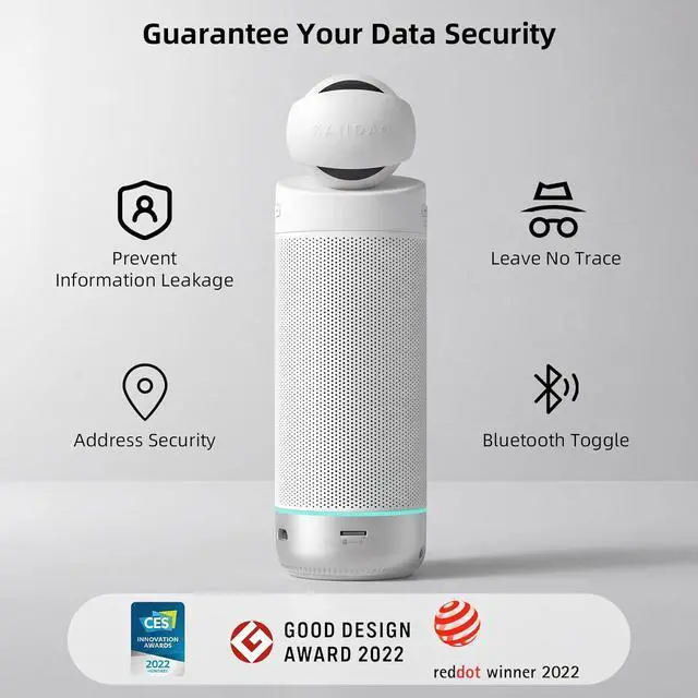 Alt view image 7 of 7 - Meeting S 1080P HD Conference Room Camera, AI Face Recognition and Speaker Tracking, 8 Noise Cancelling Mics, Smart Zoom, Automatic Focus, 180-Degree, Plug & Play, Compatible with Teams, Skype