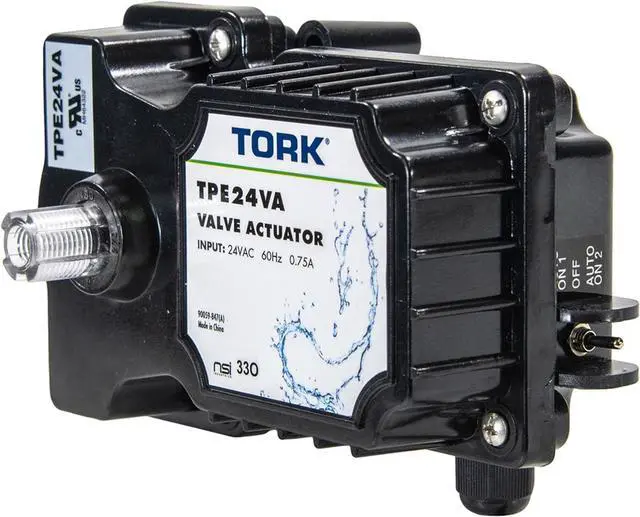 Main image of TORK TPE24VA 24-Volt Authentic Valve Actuator Control, Compatible with all 24VAC Control Systems, for Pools, Spa, Solar Equipment, UL Approved for Safety