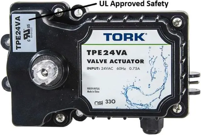 Alt view image 2 of 7 - TORK TPE24VA 24-Volt Authentic Valve Actuator Control, Compatible with all 24VAC Control Systems, for Pools, Spa, Solar Equipment, UL Approved for Safety